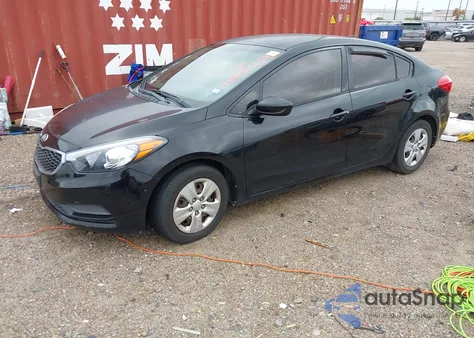 2016 Kia Forte Lx from USA, damaged, VIN KNAFK4A60G5607251